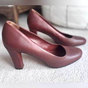 Ralph Lauren brown heels